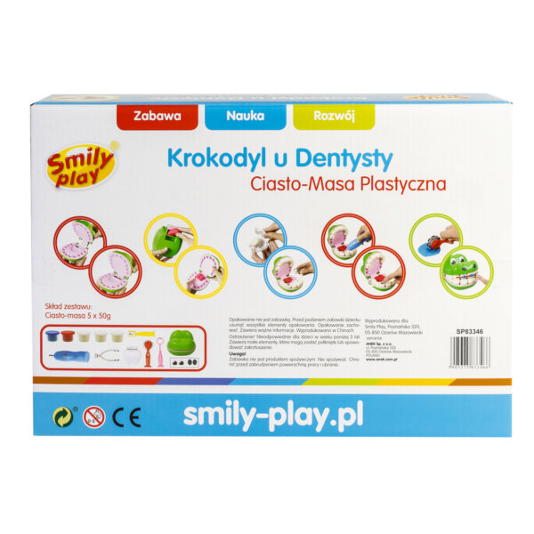 CIASTO-MASA PLASTYCZNA KROKODYL U DENTYSTY